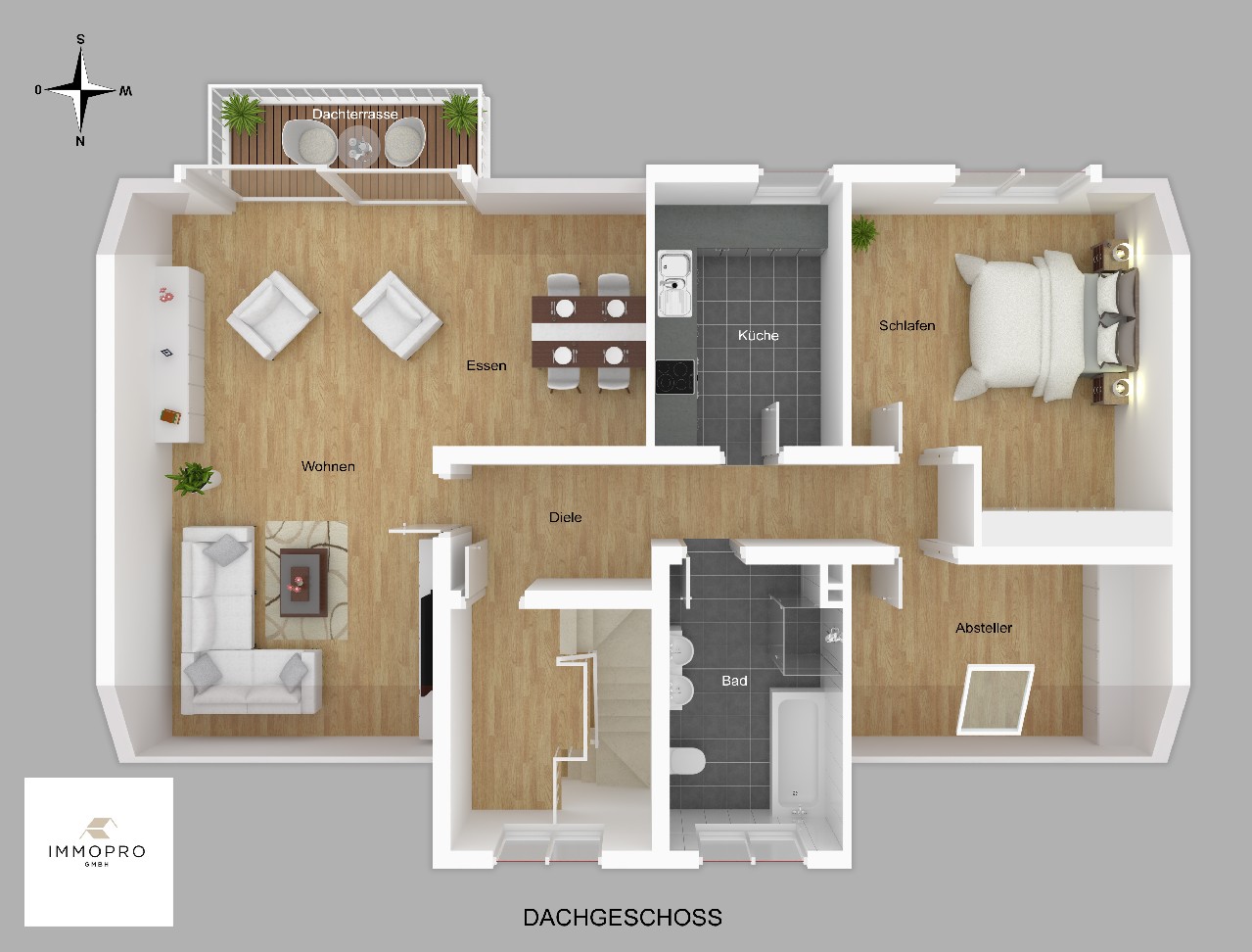 Grundriss Dachgeschoss
