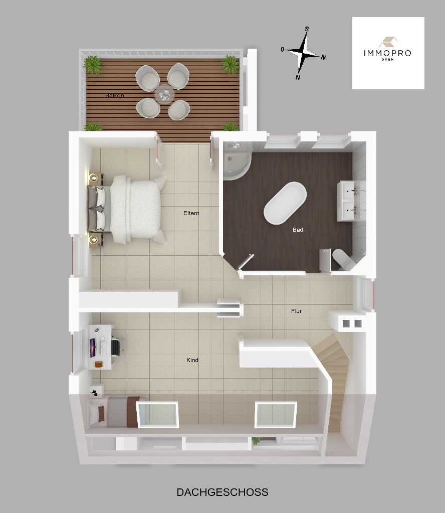 Grundriss Dachgeschoss